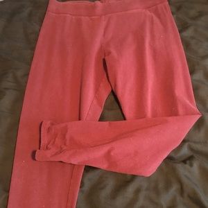 Maroon aerie leggings